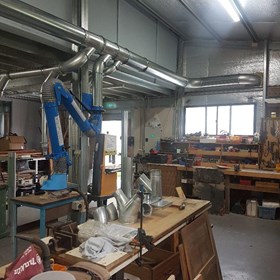 Men’s Shed installs Ezi-Arm and eCONO 4000 to deal with dust collection