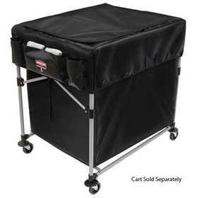 Collapsing X-Cart Laundry Basket Truck