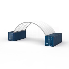 Container Dome Shelter Single Truss 10m x 6m
