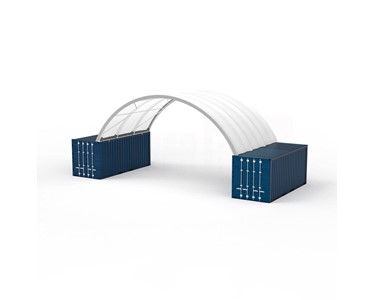 Container Dome Shelter Single Truss 10m x 6m