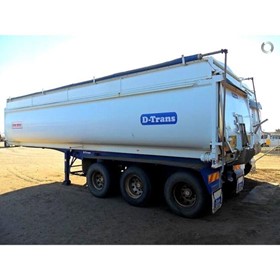 Side Tipper Trailer | Triaxle Chassis