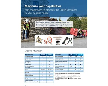 Radiodetection - Precision Cable & Pipe Locator | RD8200