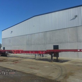 Used Bogie Flat Top Extendable Trailer | 2014