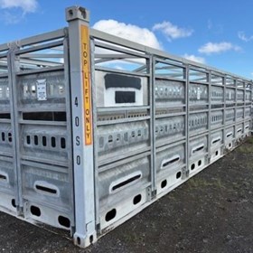 Livestock Trailer | Stock Crate 40' Single Deck Container