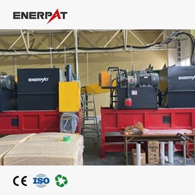 High-Density Automated Horizontal Bagging and Baling Press Machine