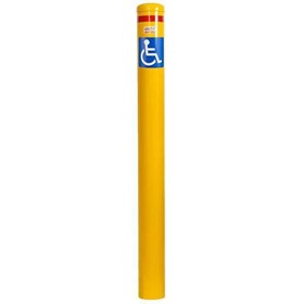 Bollard Disabled 140mm In Ground - Yellow | B140-DP-IG-Y