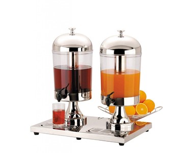 Double Juice Dispenser | Ice Chamber | 8 liters x 2