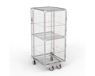 Nesting Roll Cage Trolley With Doors