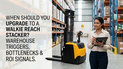 When Should You Upgrade to a Walkie Reach Stacker? Warehouse Triggers, Bottlenecks & ROI Signals