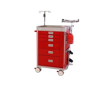 Select Patient Care - Emergency Cart | 6 Drawer - Package 1
