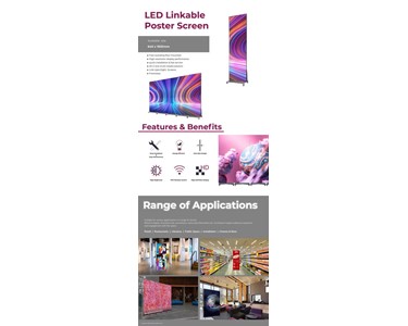 LED Linkable Poster Screen