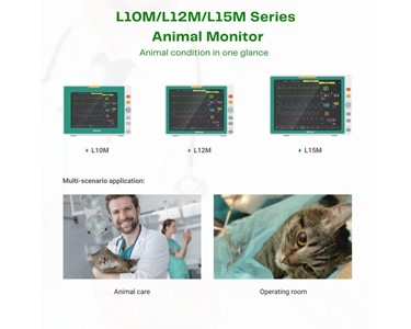 APS Technology Australia - L10M / L12M / L15M Veterinary Patient Monitors