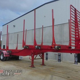 Used Log Trailer | 2019 30FT Dropdeck Log Jinker