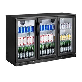 3 Door Glass Door Under Bench Fridge | LG-320H