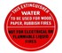 Identification Sign - Water Fire Extinguisher
