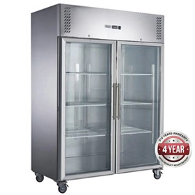 Two Full Glass Door Upright Freezer | S/S | XURF1200G2V