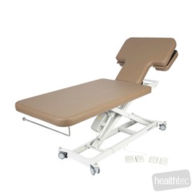 Cardiology Table - Dual Backrest Section Cutouts - All Electric