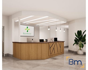 Medical Fitout | Reception Room Renovation for Bundoora Medical Centre