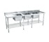 Simply Stainless - Triple Bowl Sink Bench | 700 Series