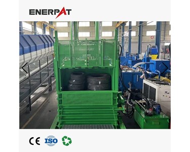 Enerpat - Industrial Scrap Tyre Baler Machine | Up to 1–1.2 T/H