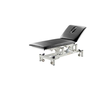 Pacific Medical - Two Section Treatment Couch | Hi-Lo Black
