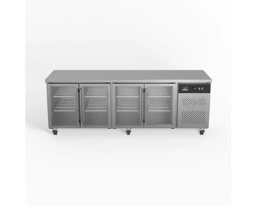 AG Equipment - Glass Door Worktop Fridge | GNX4100TNG 4 Door