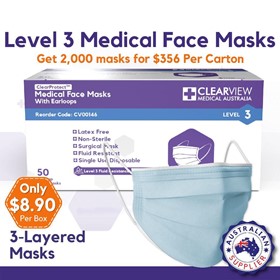 Face Masks - Level 3 (3 Layers)