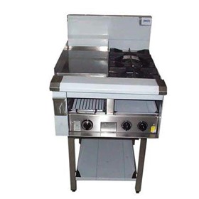 BB-2/24G | Combination 2 Boiling Burners & 600mm Grill Plate