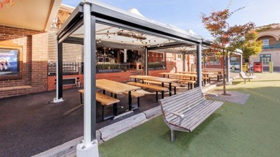 Weatherproof Outdoor Structure Installation For Pizza D’Asporto, Yarraville
