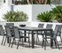 Jati Kebon - Outdoor Dining Setting | Danli Ceramic Table With Sevilla Chairs 9pc 