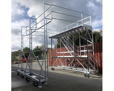 Mobile Access Platform | Dual-Level Locomotive HVAC 