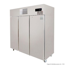 Used Three Door SS Upright Storage Freezer - SUF1500