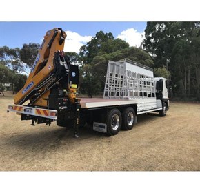 Truck Mounted Crane I Crane Truck With Glass Carrier