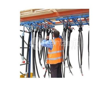 Contain It - Hose Storage Kit with Track System for Pallet Racking