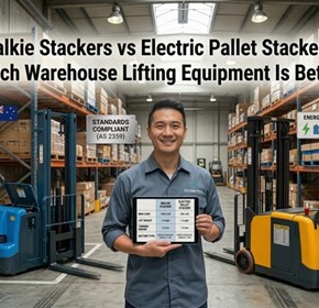 Walkie Stackers vs Electric Pallet Stackers: Which Warehouse Lifting Equipment Is Better?