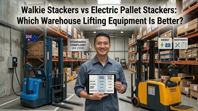 Walkie Stackers vs Electric Pallet Stackers: Which Warehouse Lifting Equipment Is Better?