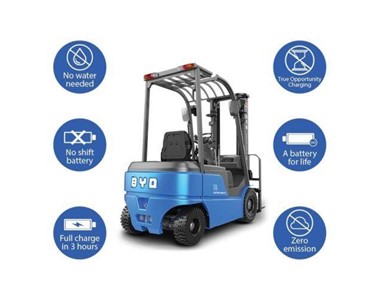 BYD - Lithium Counterbalance Forklift | ECB18S – 4 wheels