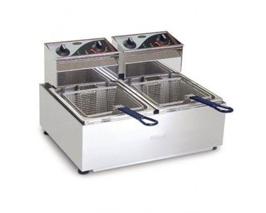 Roband - Double Pan Benchtop Deep Fryer 2 x 5Ltr F25