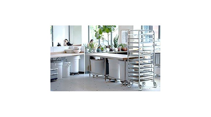 Stainless steel castor commercial kitchen