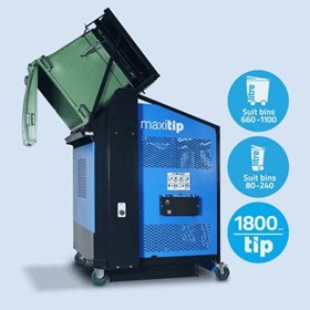 Bin Lifter 1200mm, 1500mm, and 1800mm | Maxitip