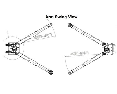 HiLift - 2 Post Hoist | YL-130Low Profile 3T Semi Portable 