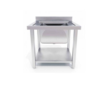 SOGA - Stainless Steel Sink Bench 700 W x 700 D x 850 H with 100mm Splashback