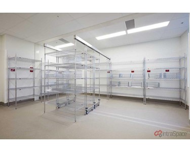 IntraSpace - IntraMed Overhead Track Wire Shelving