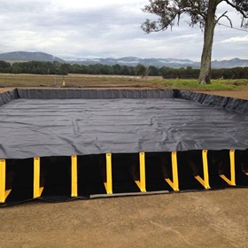 Collapsable Spill Containment Bund