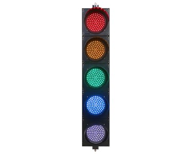BNR - LED Traffic Lights | 5 Aspect 200mm 12-24VDC or 85-265VAC