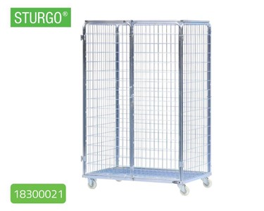 STURGO Security Double Roll Cage Laundry Trolley | 18300021