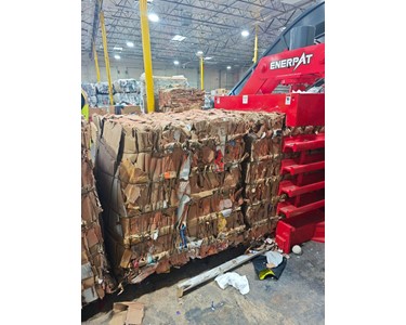 Enerpat - Fully Automatic Horizontal Baler | MRF Baler for Cardboard & Plastic 