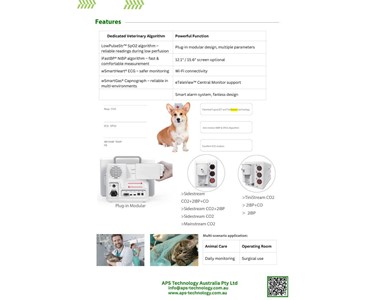 APS Technology Australia - W12M / W15M Animal Monitor