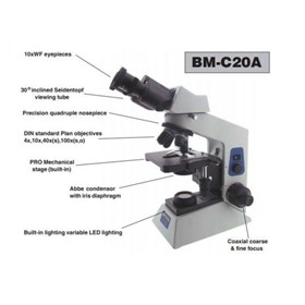 Binoc Lab Microscope BM20CH | Veterinary Microscope