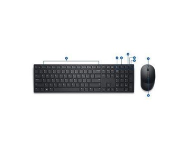 Dell - Pro Wireless Keyboard and Mouse US English | KM5221W